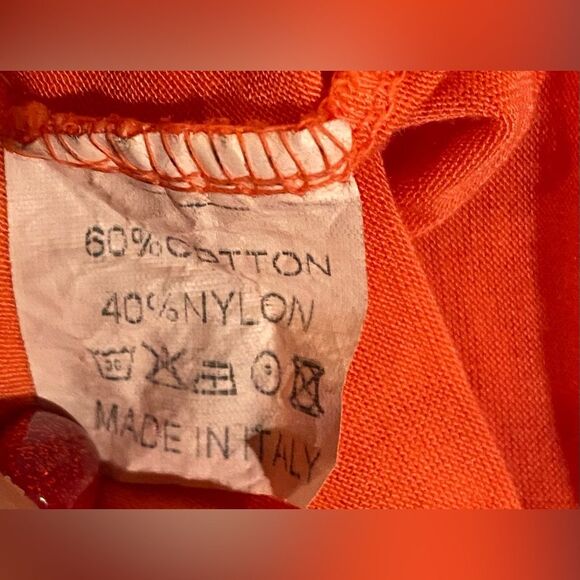 NWT Giulia Notte top in coral color. Small. Made in Italy - Picture 4 of 4